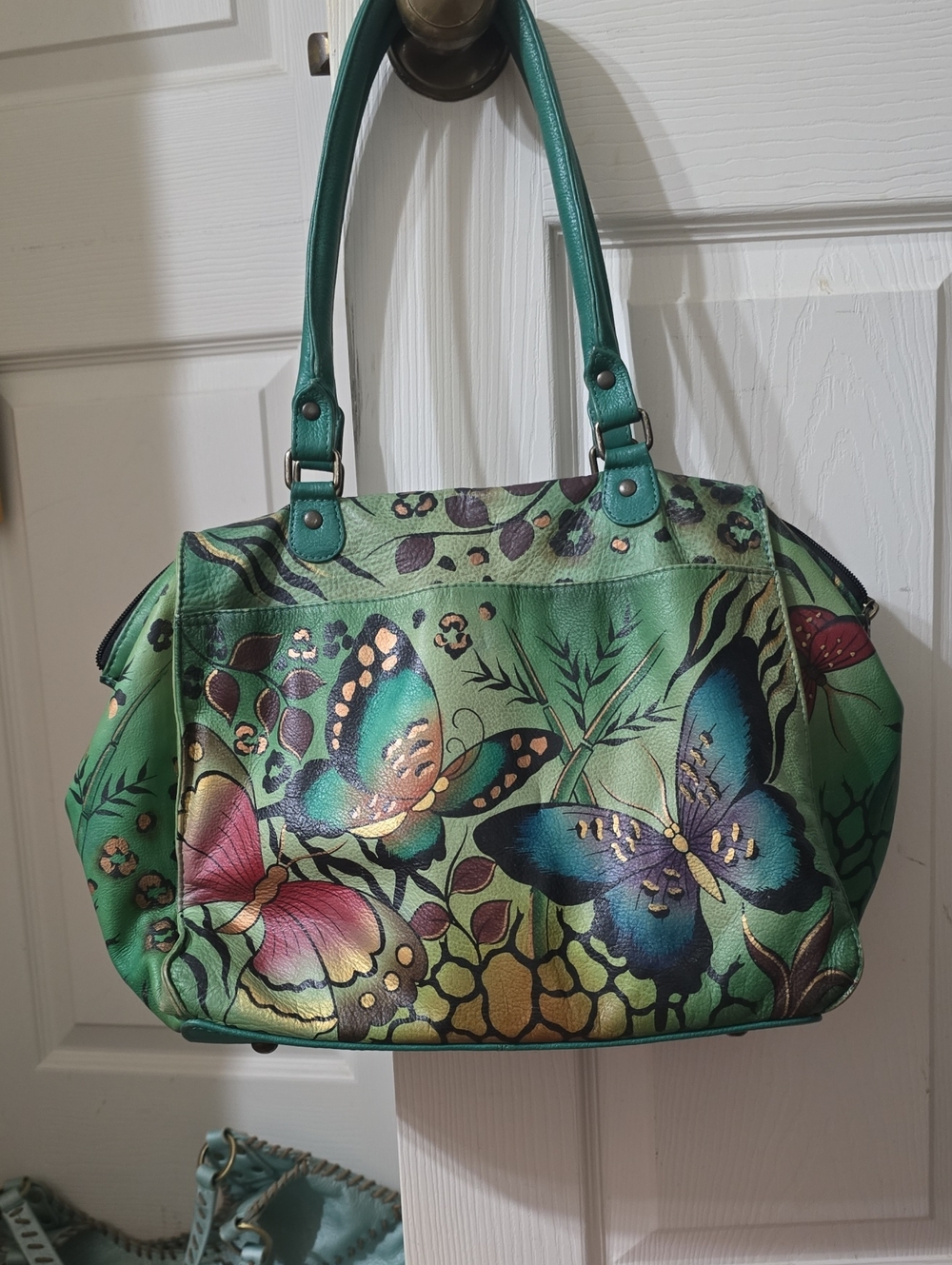 Anushka Hand PAINTED leather